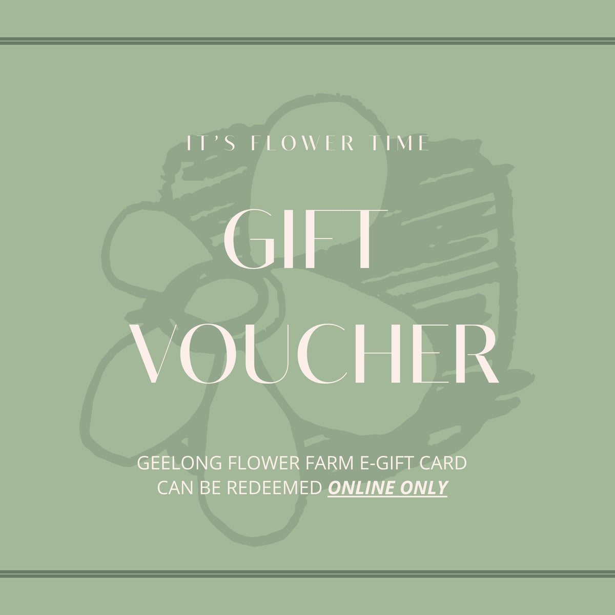 Geelong Flower Farm Gift Card