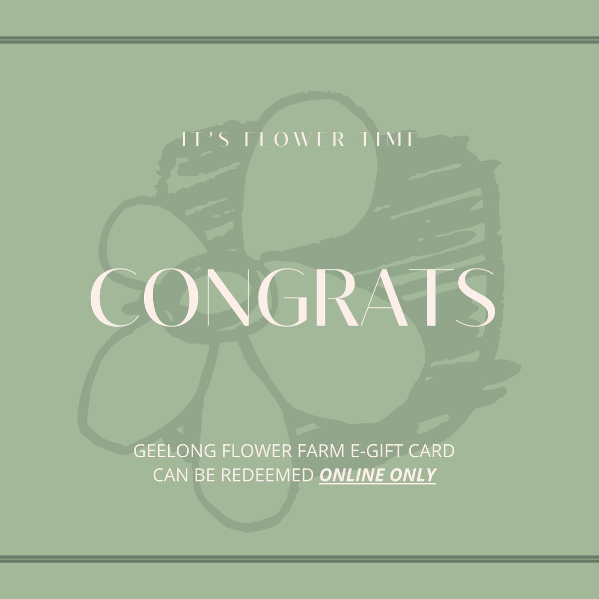 Geelong Flower Farm Gift Card