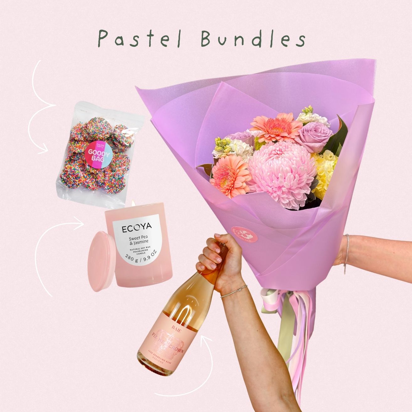 Pastel Arrangement Bundle
