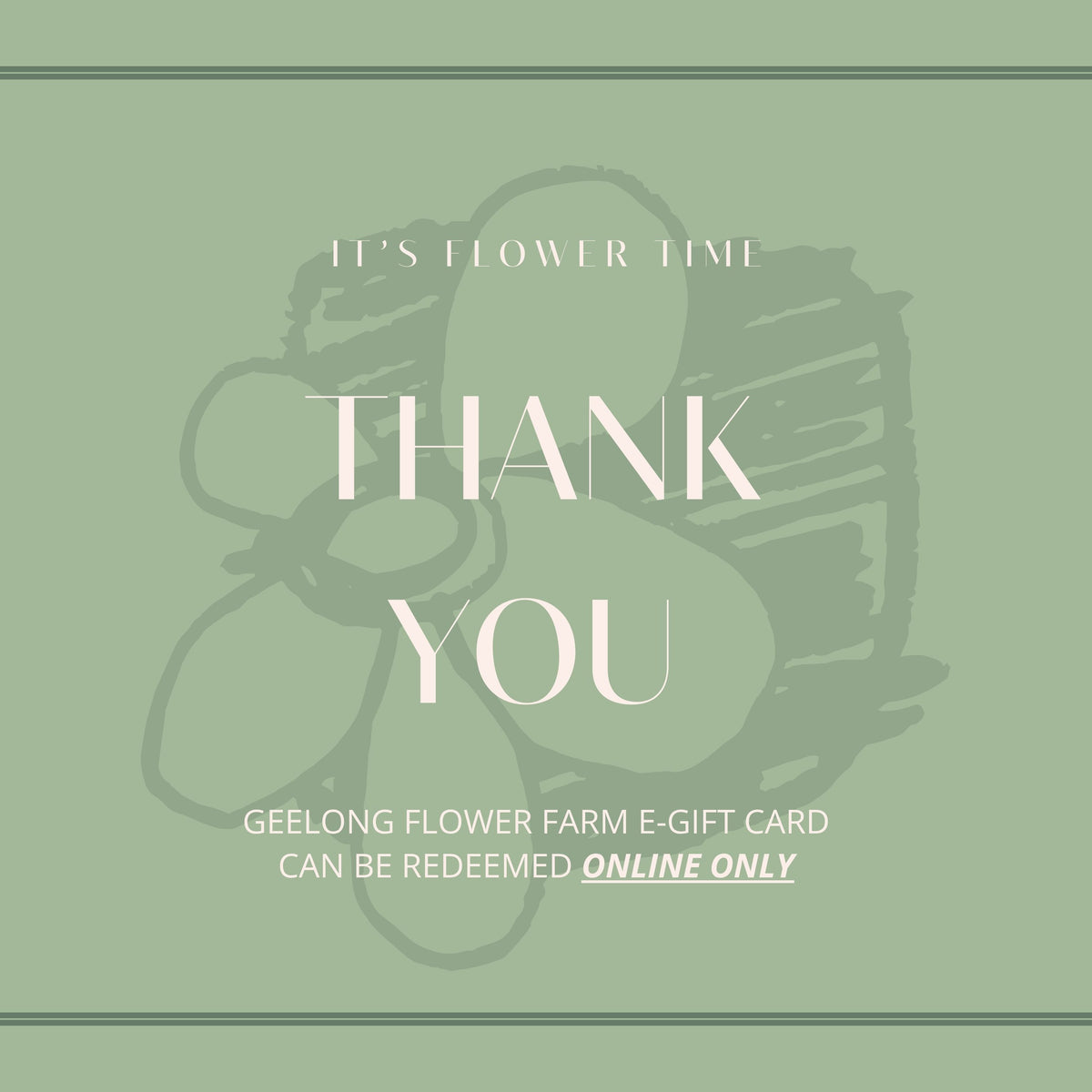 Geelong Flower Farm Gift Card