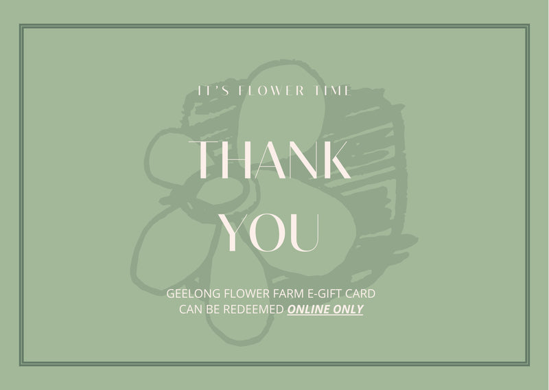 Geelong Flower Farm Gift Card