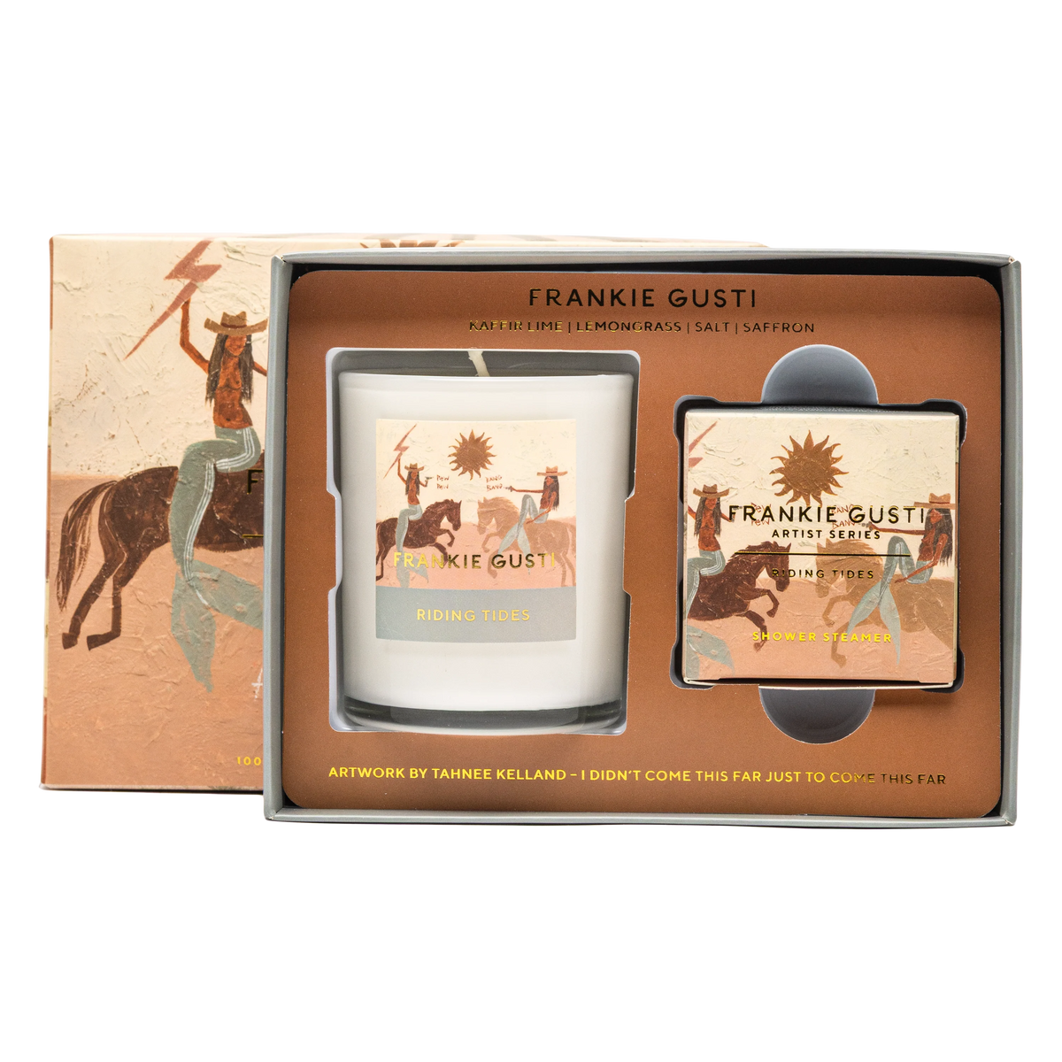 Frankie Gusti Steamer & Candle Duo - Artist Series