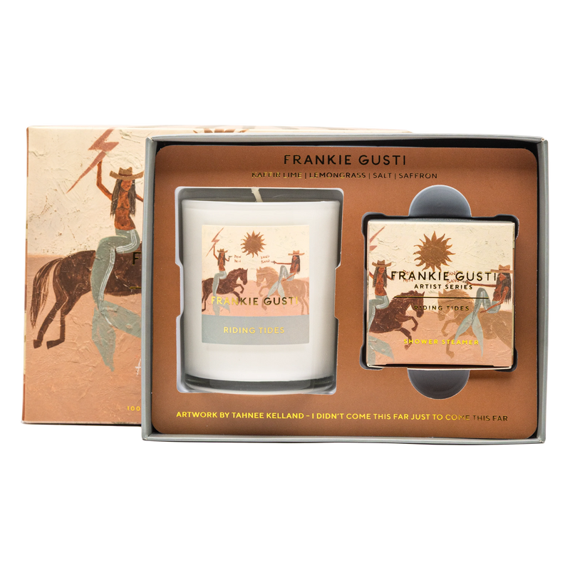 Frankie Gusti Steamer & Candle Duo - Artist Series