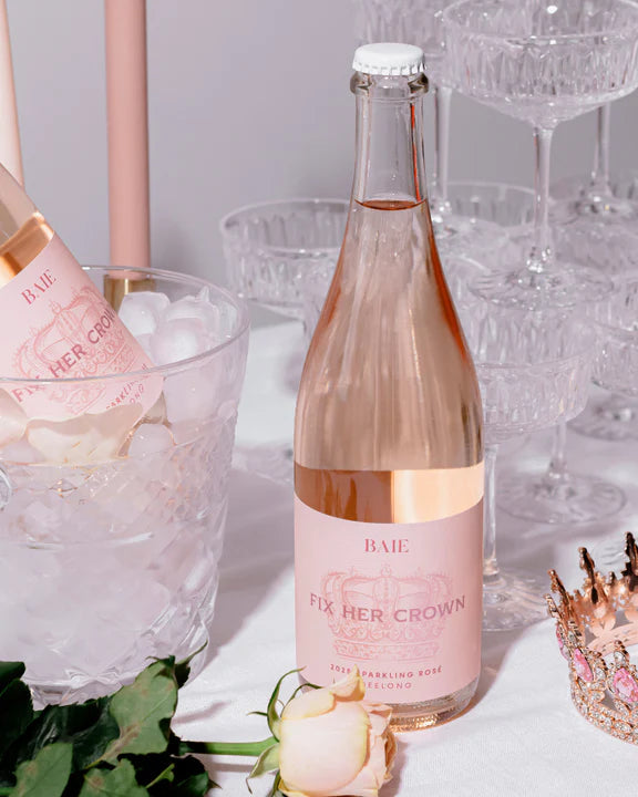 BAIE Wines 2025 Fix Her Crown Sparkling Rosé