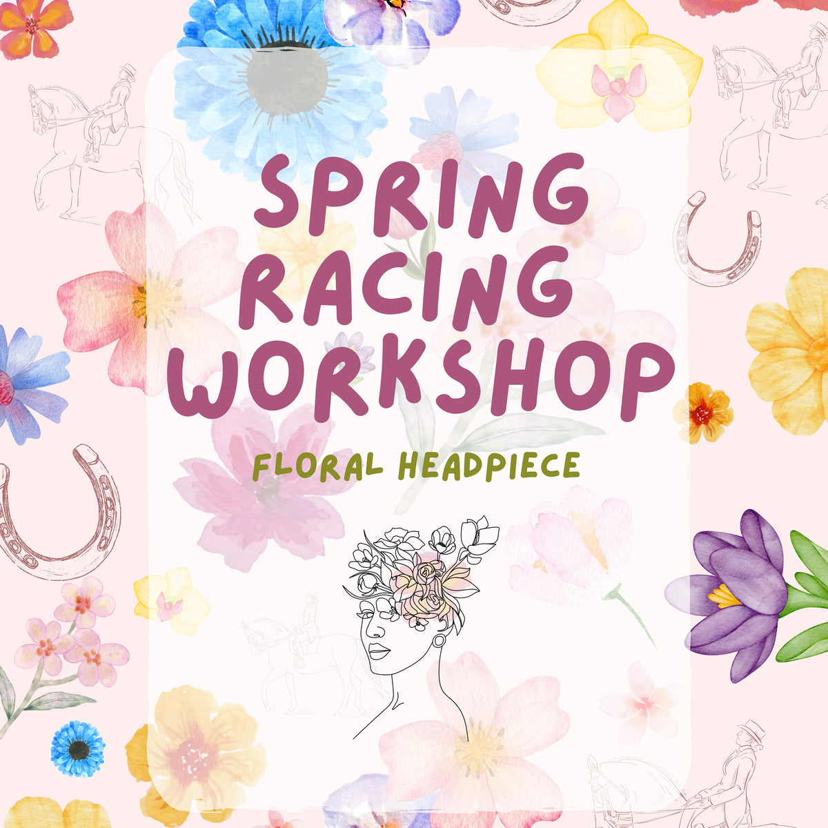 Spring Racing Workshop - Floral Headpiece