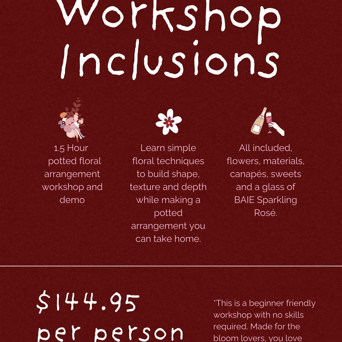 For the Women We Love - Workshop