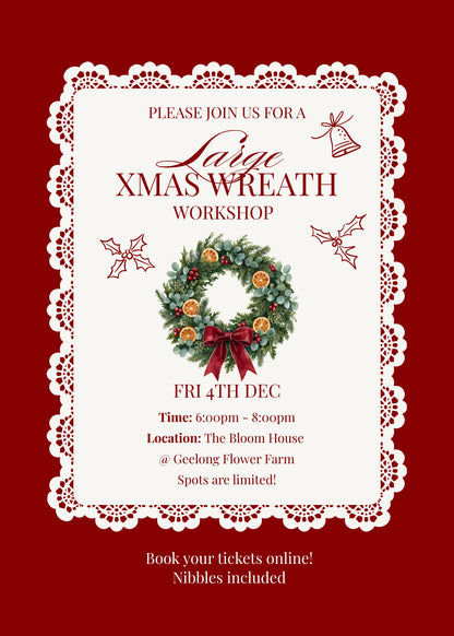 2026 Christmas Wreath Workshop Series