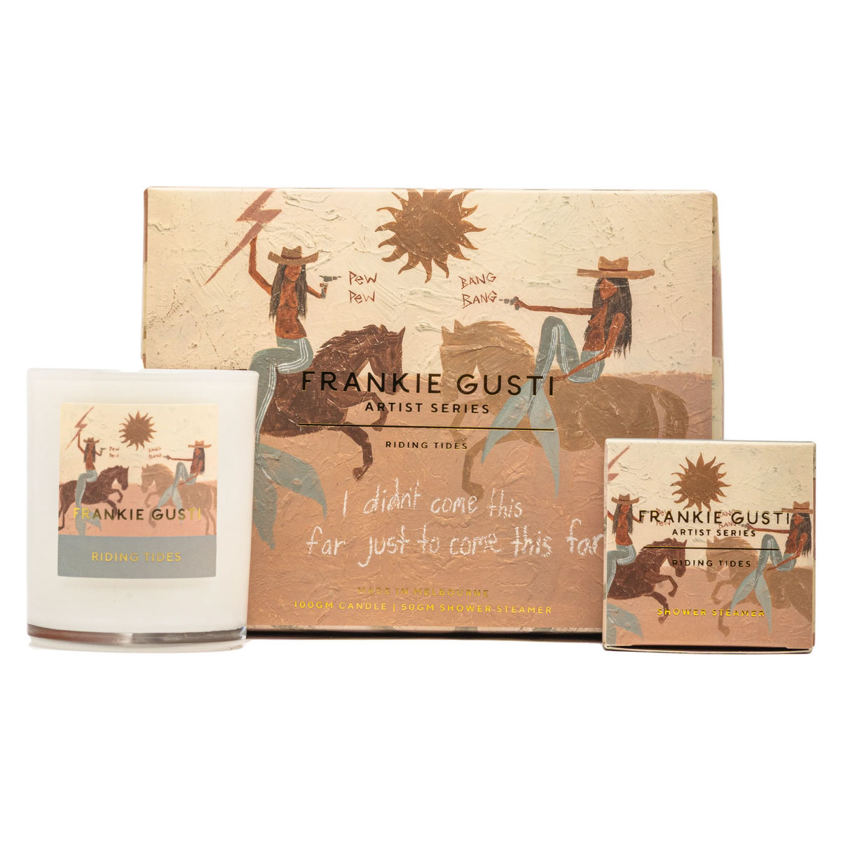 Frankie Gusti Steamer & Candle Duo - Artist Series