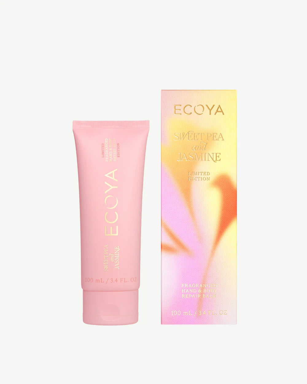ECOYA Limited Edition Sweet Pea & Jasmine Hand & Body Repair Balm