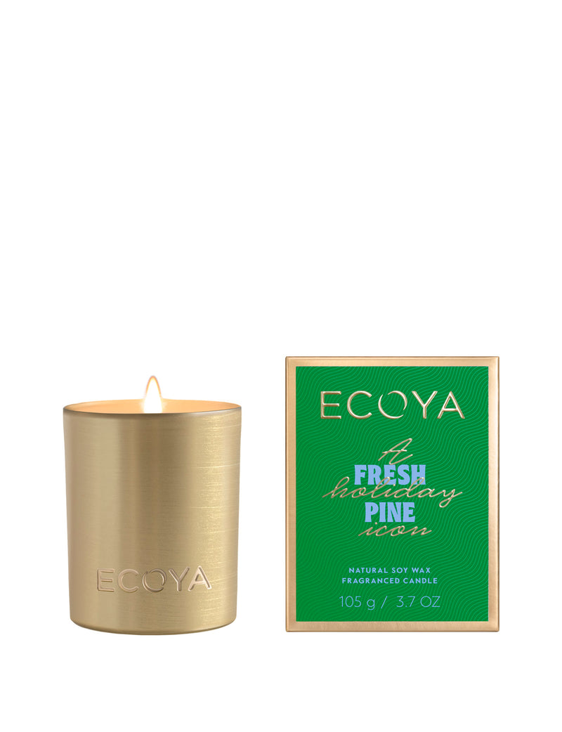 ECOYA HOLIDAY COLLECTION Mini Goldie Candle