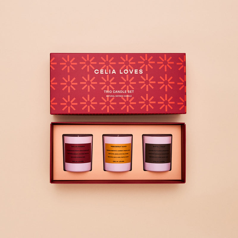 Celia Loves Trio Candle Set