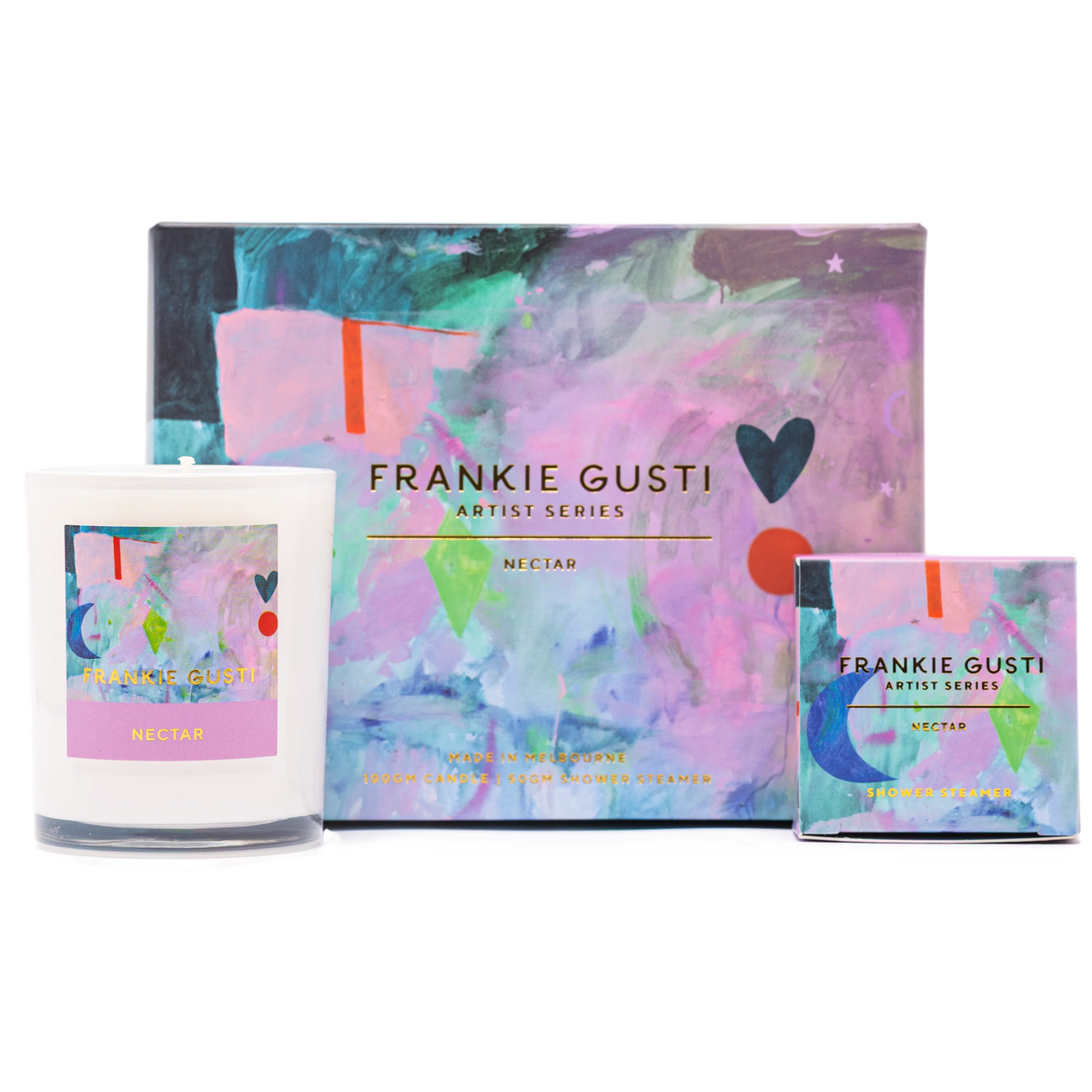Frankie Gusti Steamer & Candle Duo - Artist Series