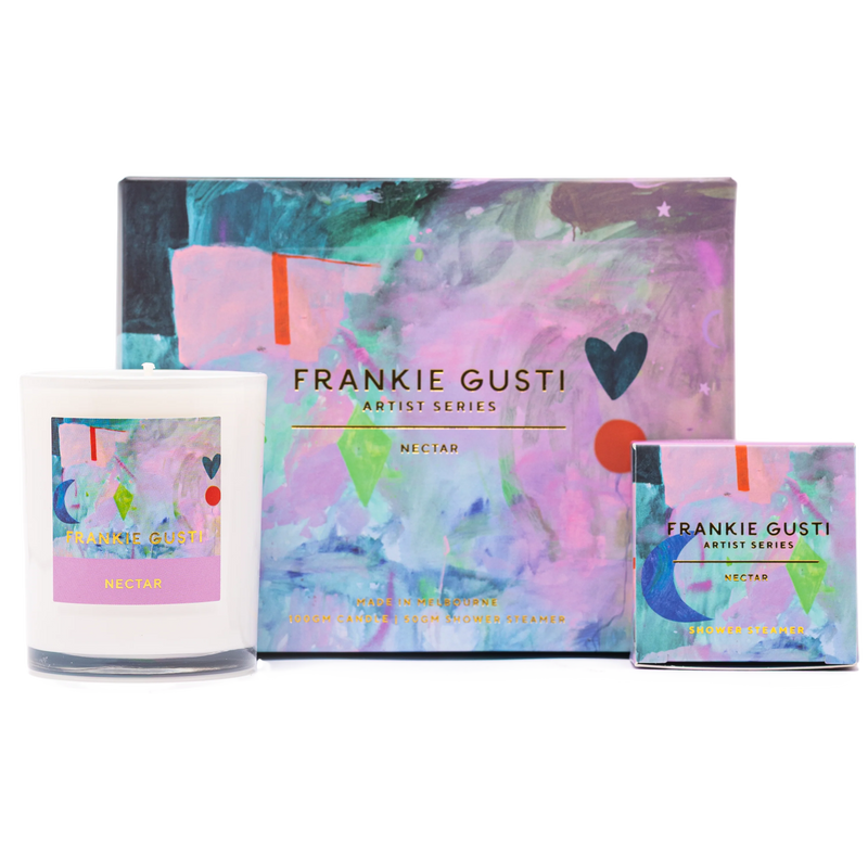 Frankie Gusti Steamer & Candle Duo - Artist Series