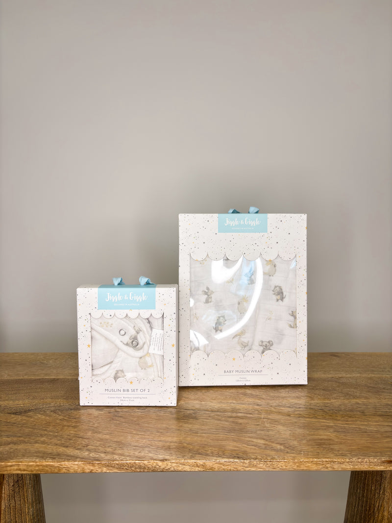 Muslin Wrap & Bib Set