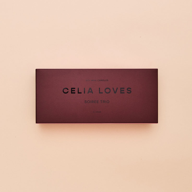 Celia Loves Trio Candle Set