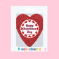 Freckleberry Red Heart Chocolate