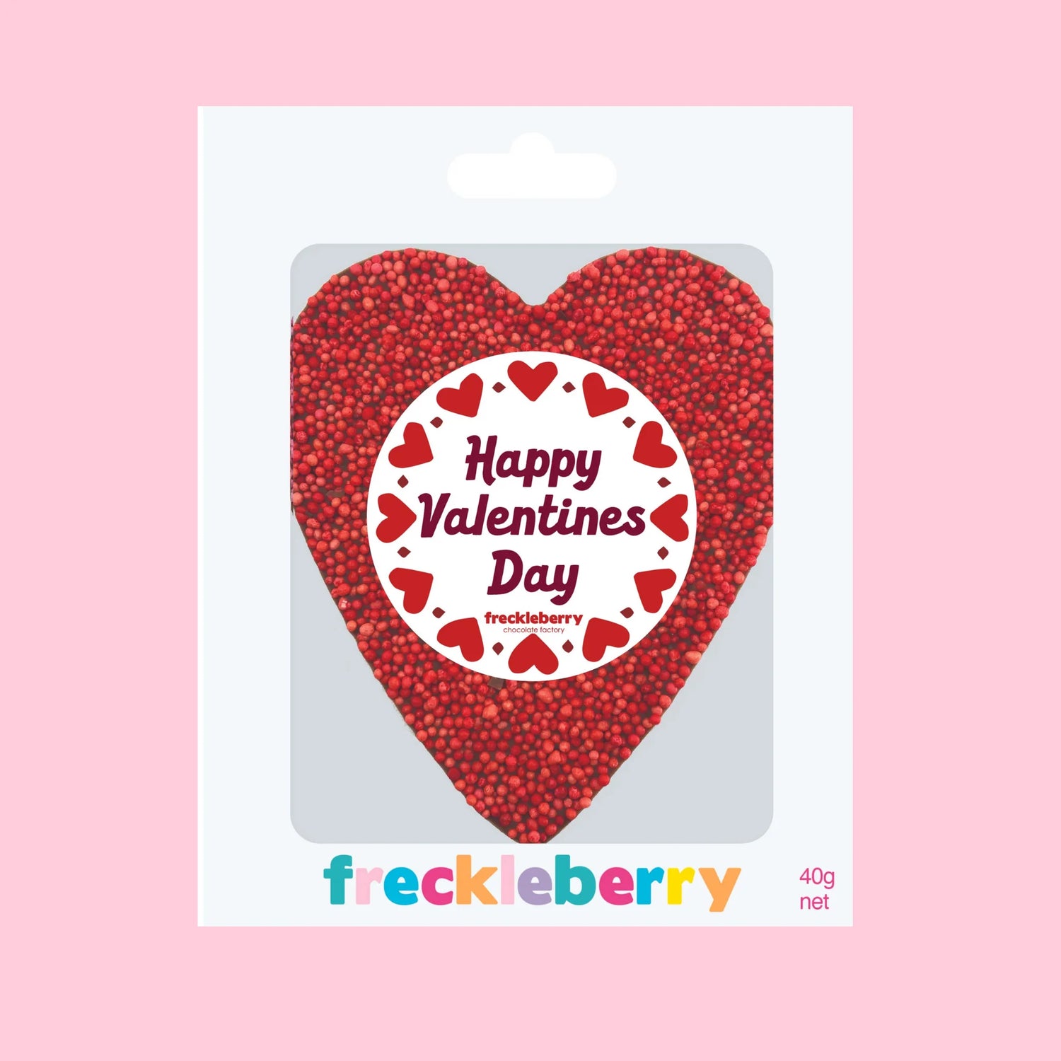 Freckleberry Red Heart Chocolate