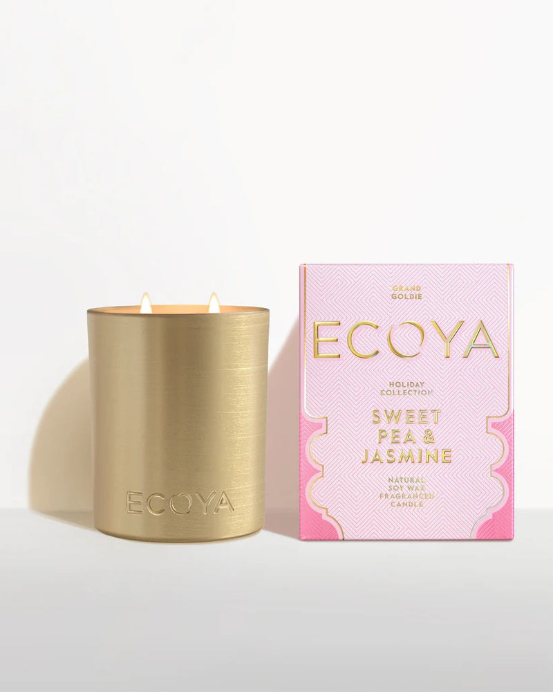 ECOYA HOLIDAY COLLECTION Grande Goldie Candle